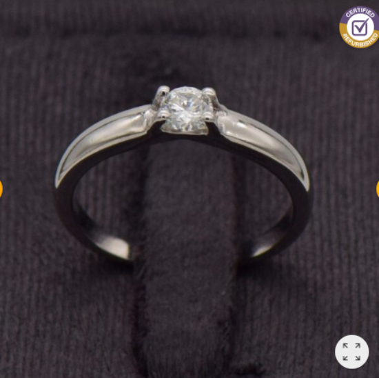 Picture of 14ct Yellow Gold Solitaire Engagement Ring