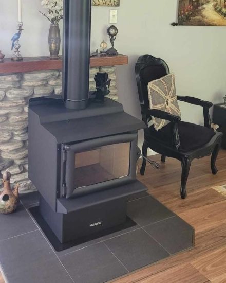 Picture of Woodsman Tasman MKII LEB & 4.2m HeatSaver Flue