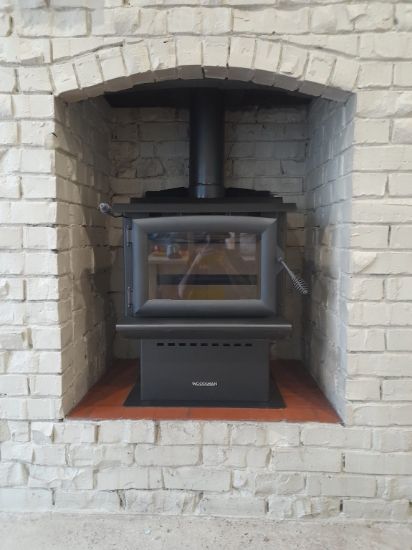 Picture of Woodsman Tasman MKII LEB & 4.2m HeatSaver Flue