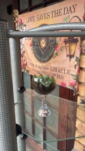 Picture of Vintage Glass Succulent Goblet