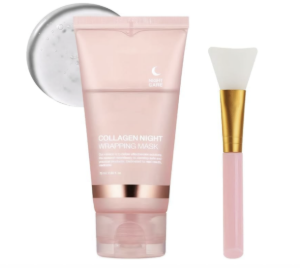 Picture of Collagen Night Wrapping Mask,Korean Collagen Overnight Wrapping Peel Off Facial Mask