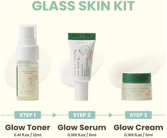 Picture of AXIS-Y The Mini Glow Trio Dark Spot Correcting Travel Size Gift Set