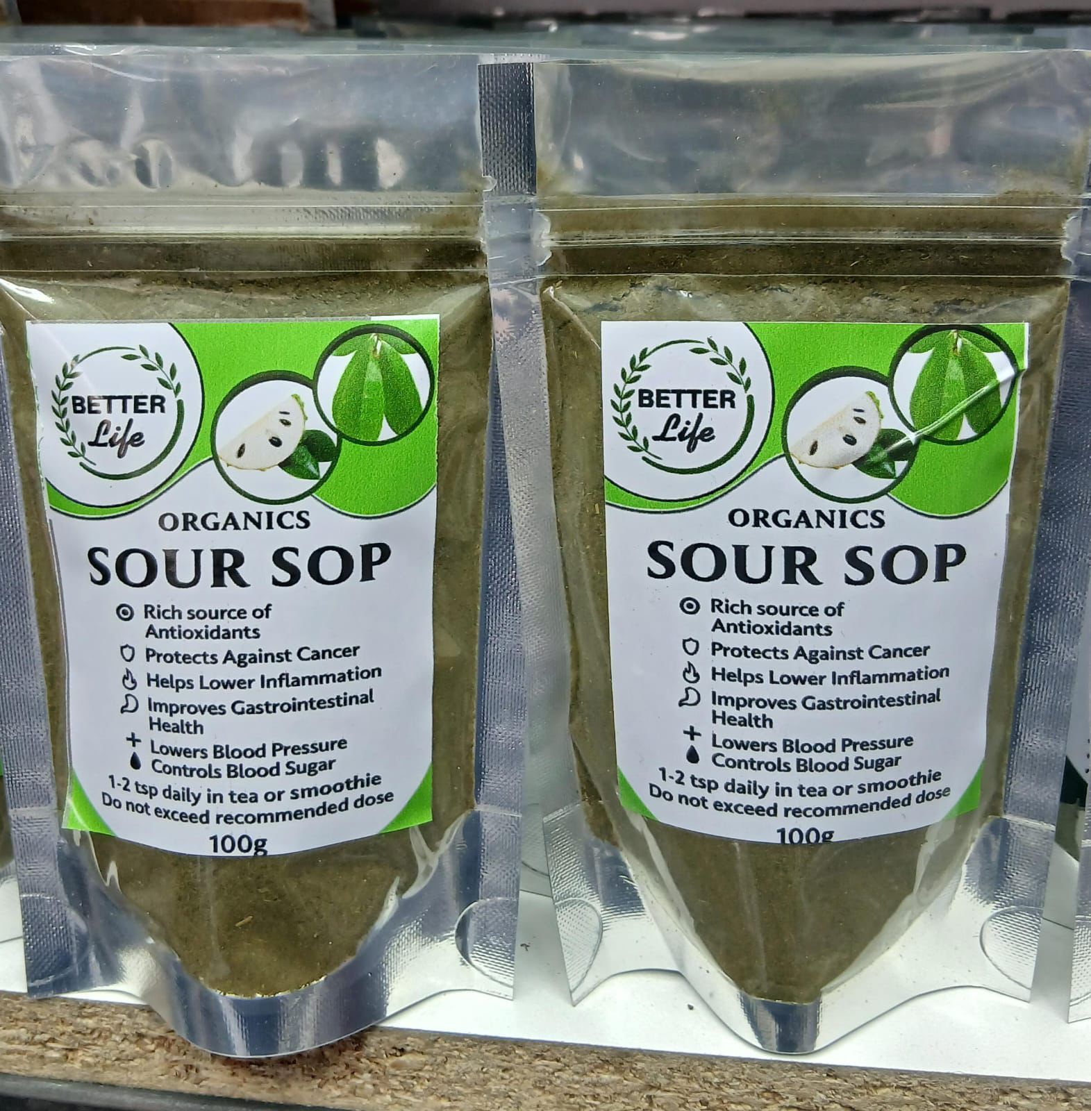 Picture of Soursop Powder 100g – Natural Health Boost!