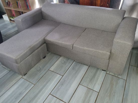 Picture of L Shape 3 - 4 seated couch 4 weeks old