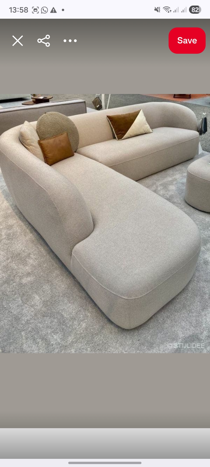 Picture of Sylvera Round L-Shaped Couch